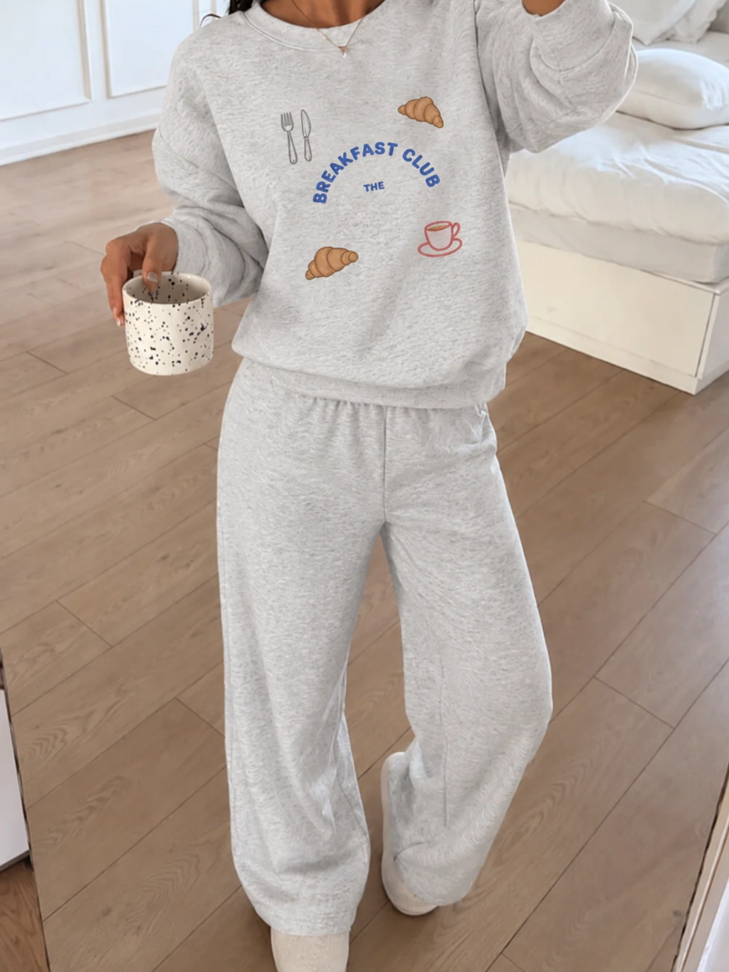 THE BREAKFAST CLUB GRAY CREWNECK SWEATSHIRT