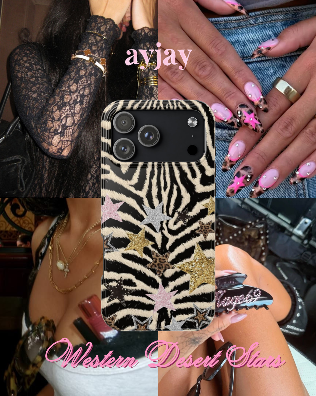 WESTERN DESERT STARS PHONE CASE