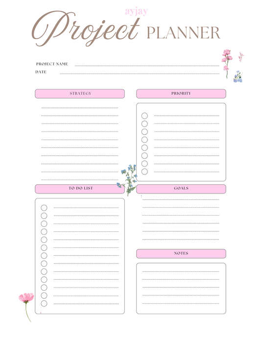 AYJAY PROJECT PLANNER