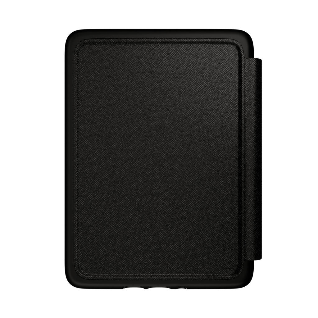 Kindle hardcover case, textured dark cover with side hand strap