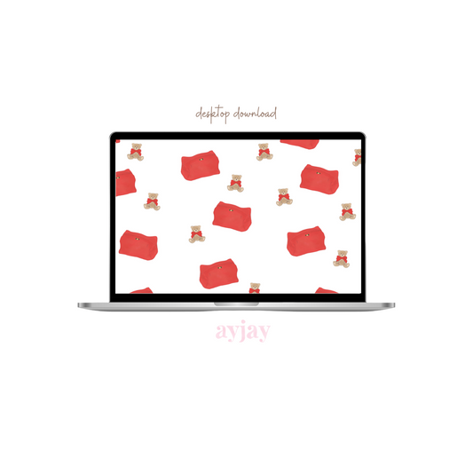 AYJAY RED TEDDY SCREENSAVER