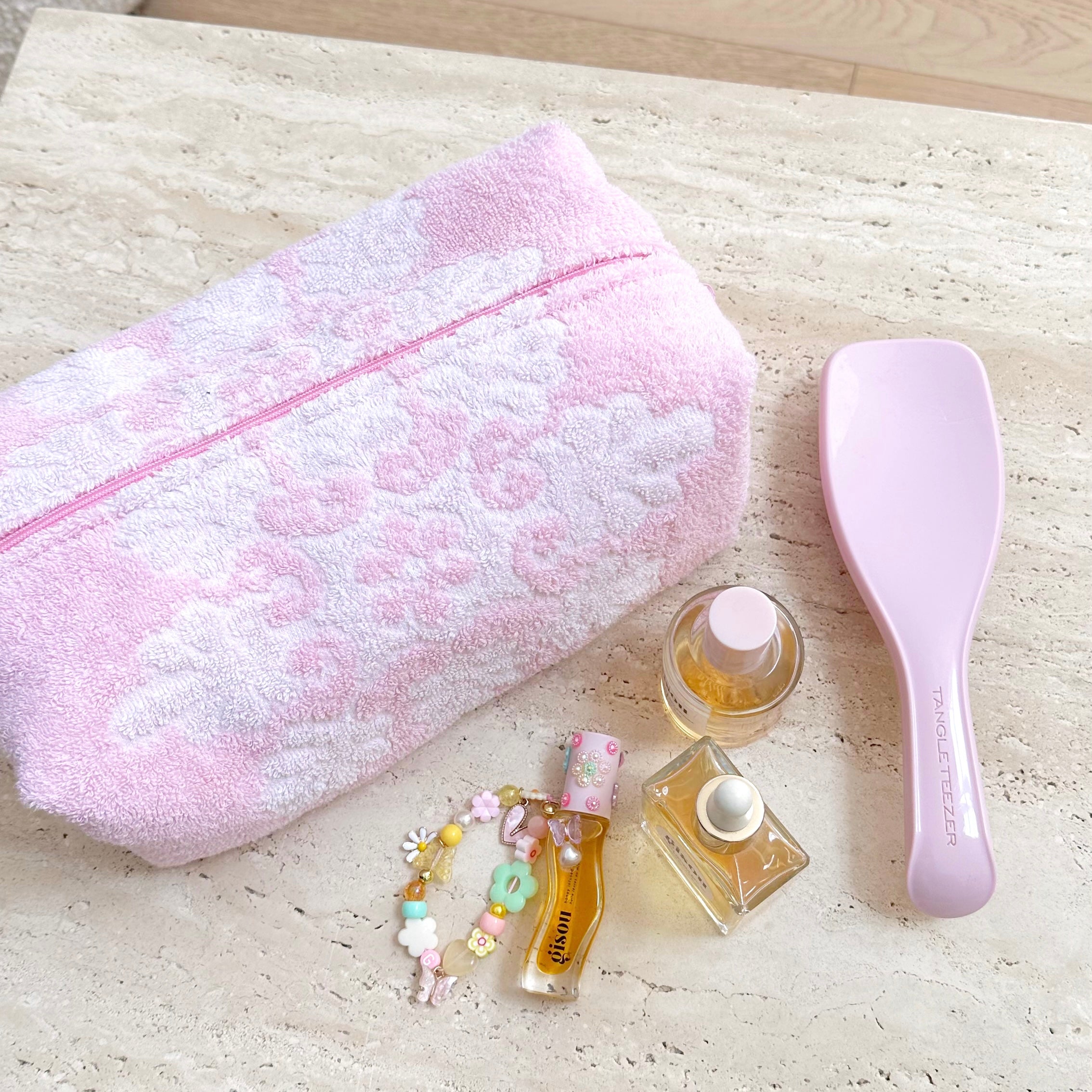 VINTAGE TEDDY PINK FLORAL-AYJAY