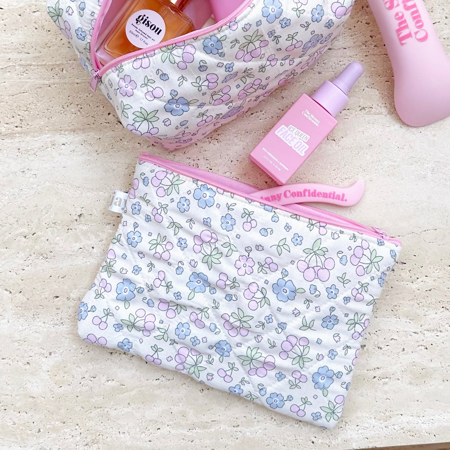SUMMER FLORAL POUCH
