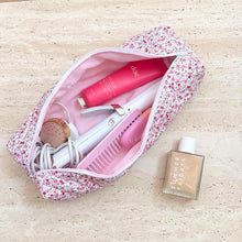 Load image into Gallery viewer, HAIR TOOL BAG MINIMALIST RED FLORAL
