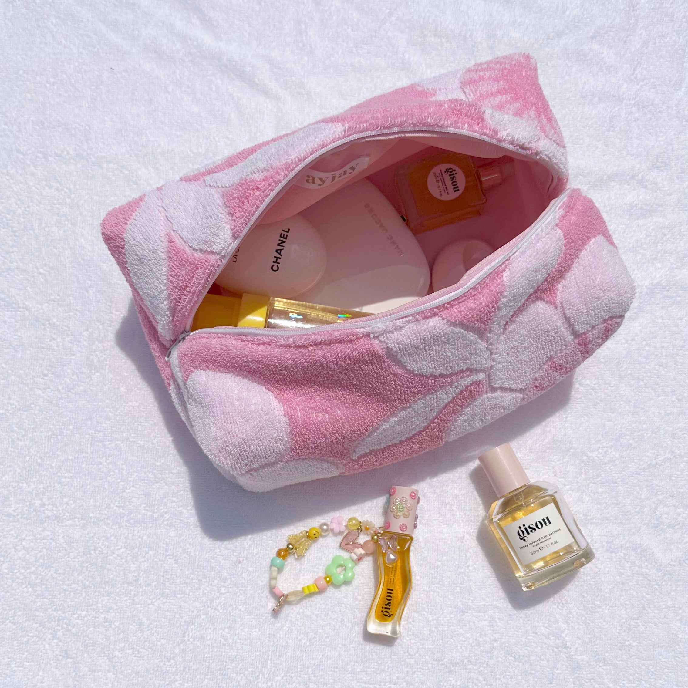 VINTAGE TEDDY PINK DAISY-AYJAY