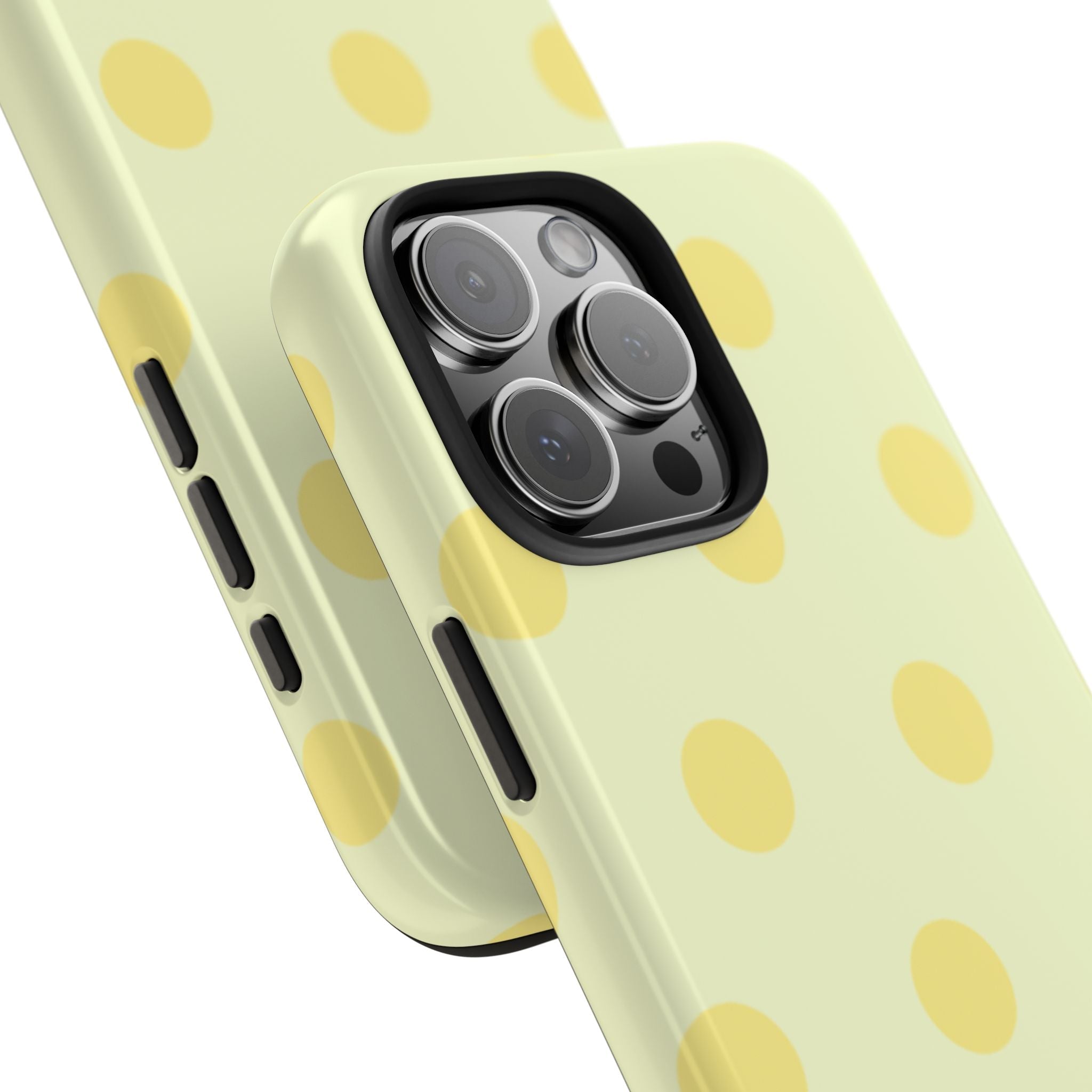 LEMON XL POLKA DOTS PHONE CASE iPhone 12 MINI / WITH MAGSAFE / MATTE LEMON XL POLKA DOTS PHONE CASE iPhone 12 MINI / WITH MAGSAFE / MATTE
