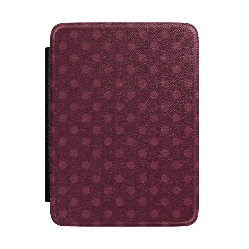 PLUM polka dot hardcover Kindle case with black side cover