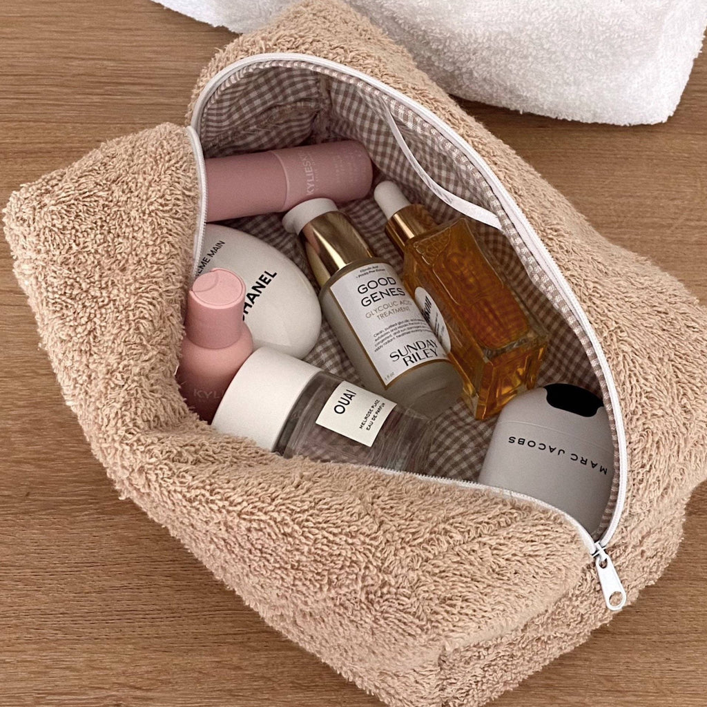 CAMEL TEDDY MAKE-UP BAG-AYJAY