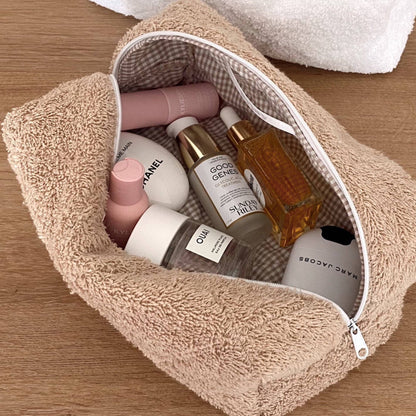 CAMEL TEDDY MAKE-UP BAG-AYJAY