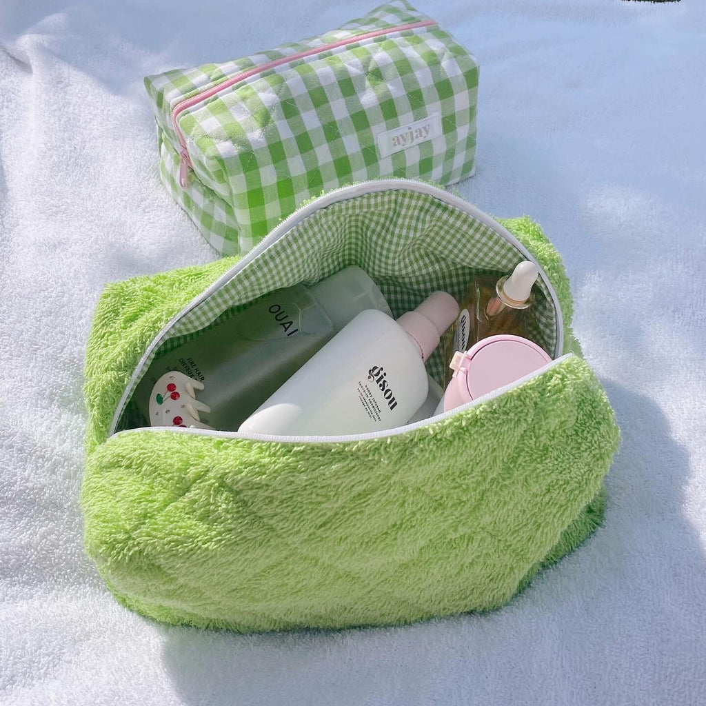GREEN TEDDY MAKE-UP BAG-AYJAY