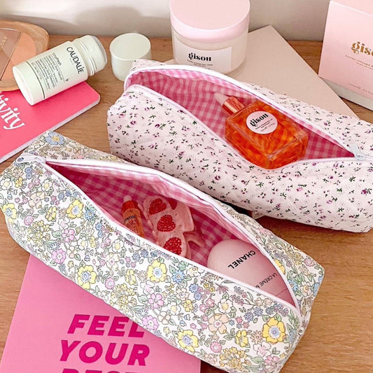 PASTEL FLORAL PENCIL CASE-AYJAY