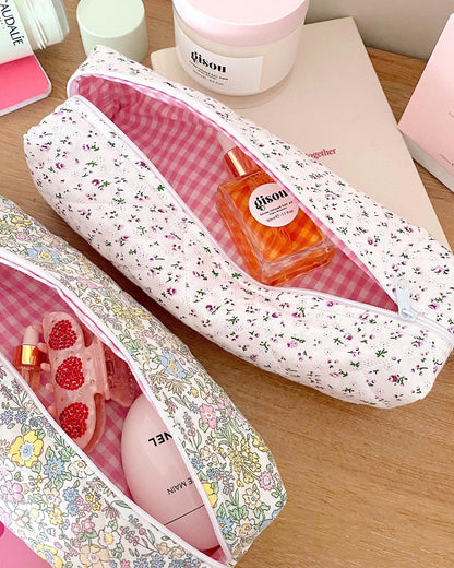 PASTEL FLORAL PENCIL CASE-AYJAY