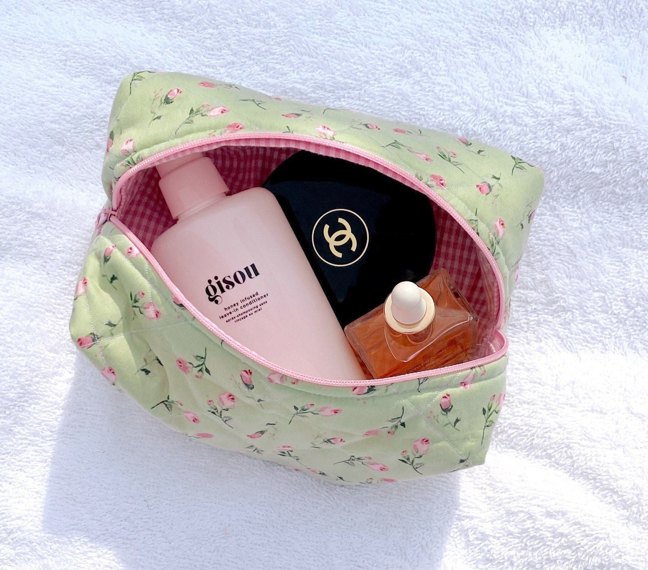 GREEN ROSES MAKE-UP BAG-AYJAY