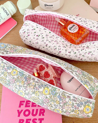 PASTEL FLORAL PENCIL CASE-AYJAY