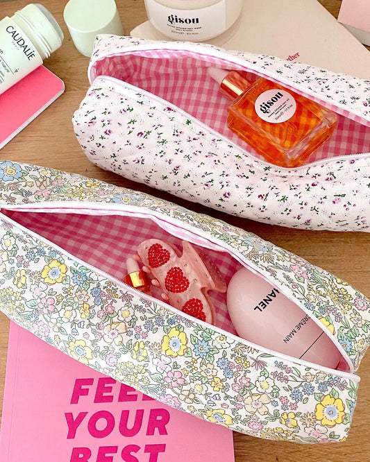 PASTEL FLORAL PENCIL CASE-AYJAY