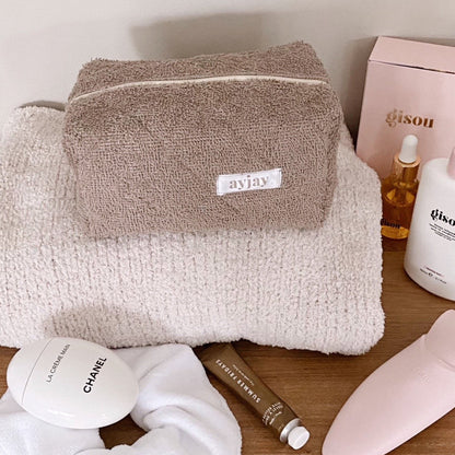 BROWN TEDDY MAKE-UP BAG-AYJAY