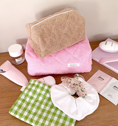 CAMEL TEDDY MAKE-UP BAG-AYJAY