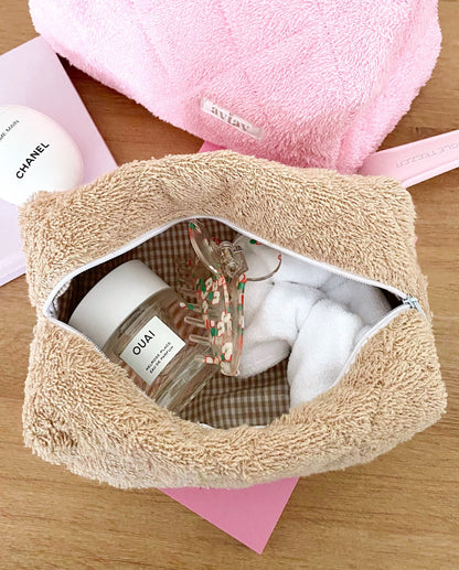 CAMEL TEDDY MAKE-UP BAG-AYJAY