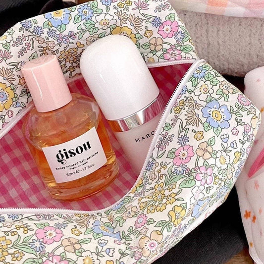 VINTAGE PASTEL FLORAL MAKE-UP BAG-AYJAY