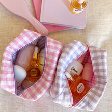 Load image into Gallery viewer, PURPLE GINGHAM + PINK
