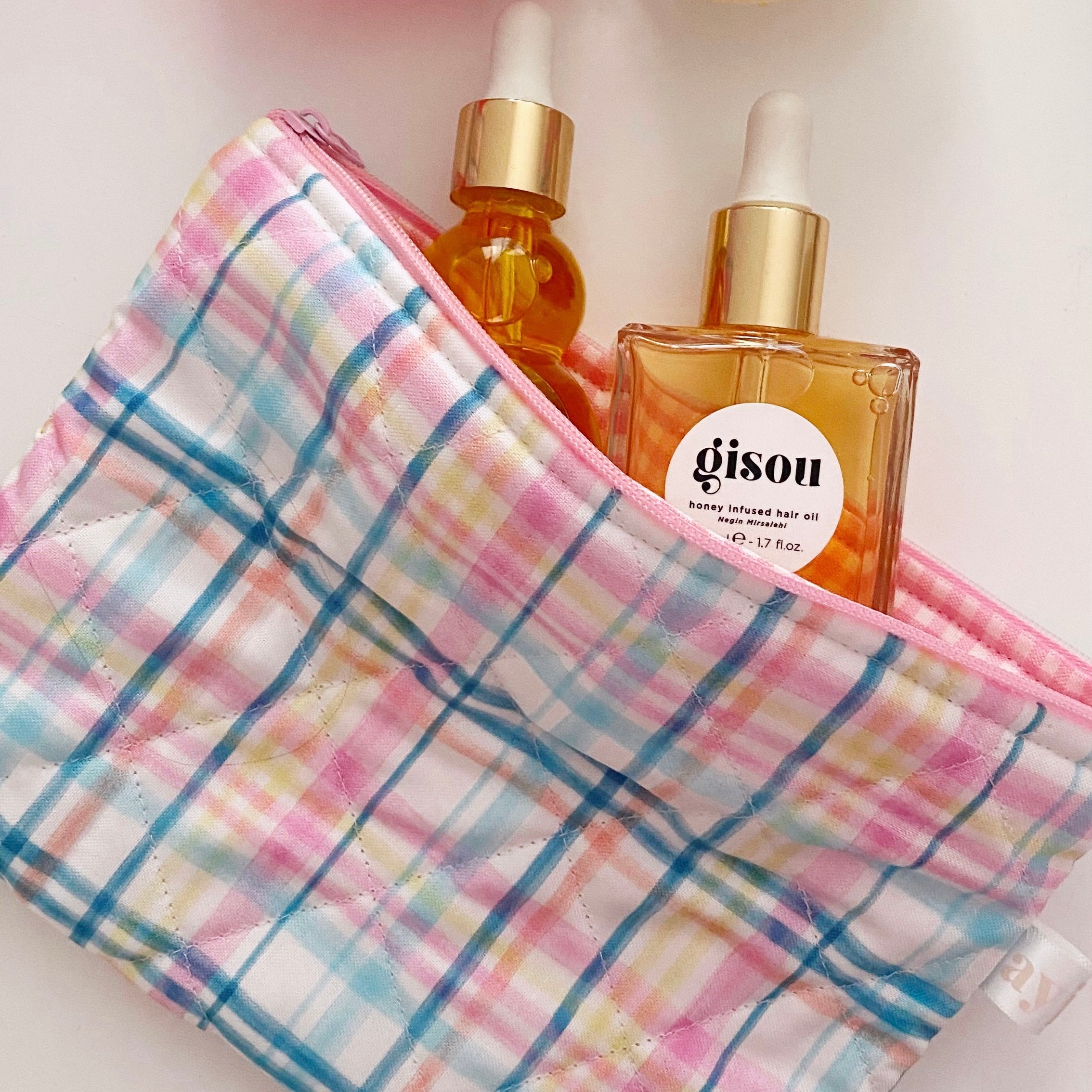 EASTER GINGHAM POUCH-AYJAY