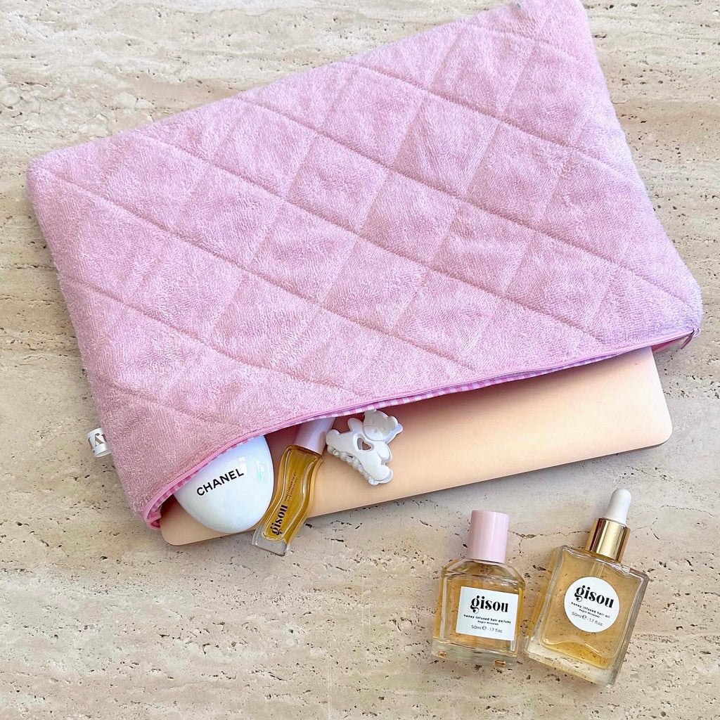 PINK TEDDY LAPTOP SLEEVE-AYJAY