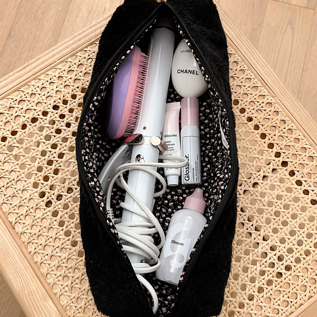BLACK TEDDY HAIRTOOL BAG-AYJAY