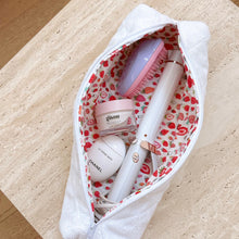 Load image into Gallery viewer, HAIR TOOL BAG WHITE TEDDY STRAWBERRIES
