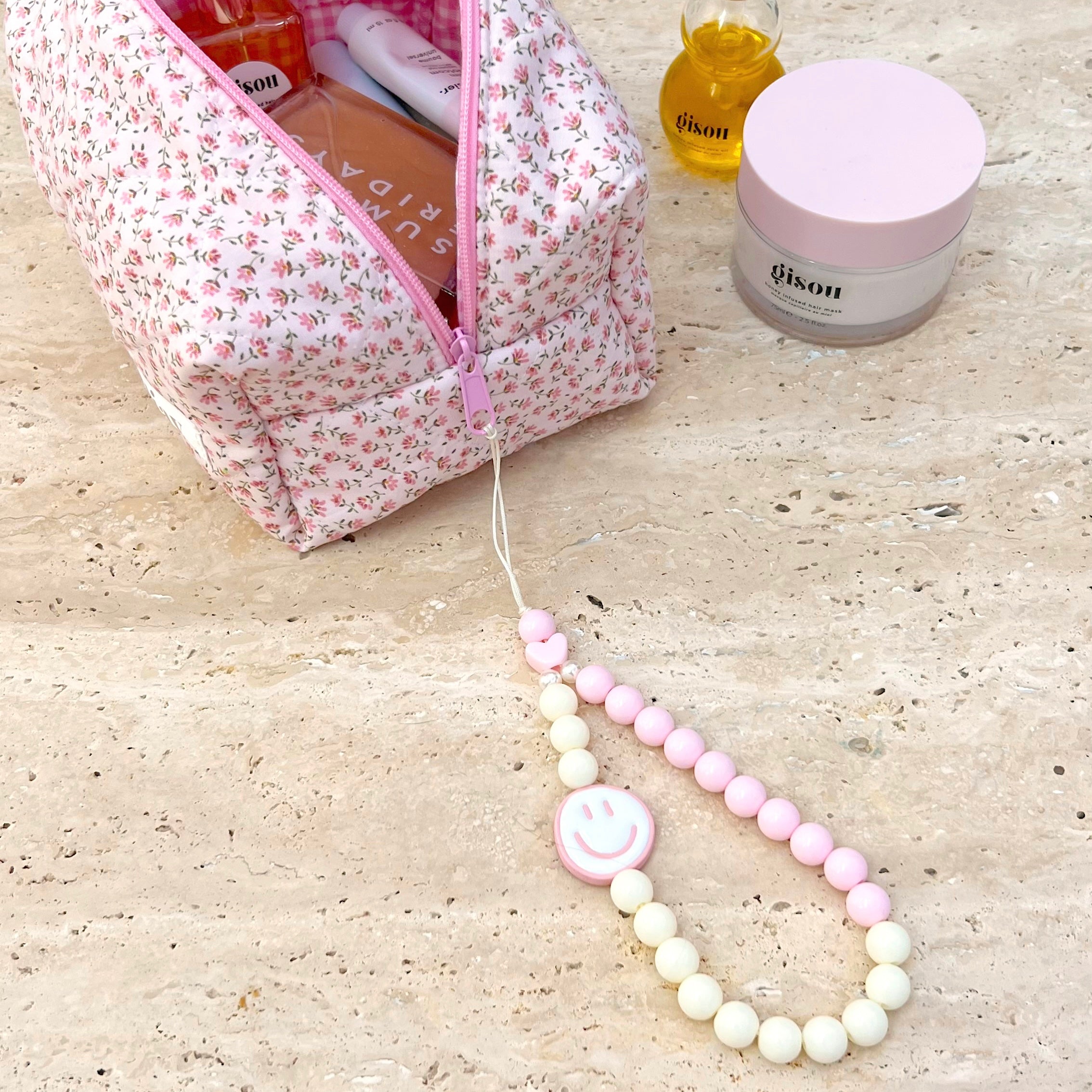 PINK SMILEY CHARM-AYJAY