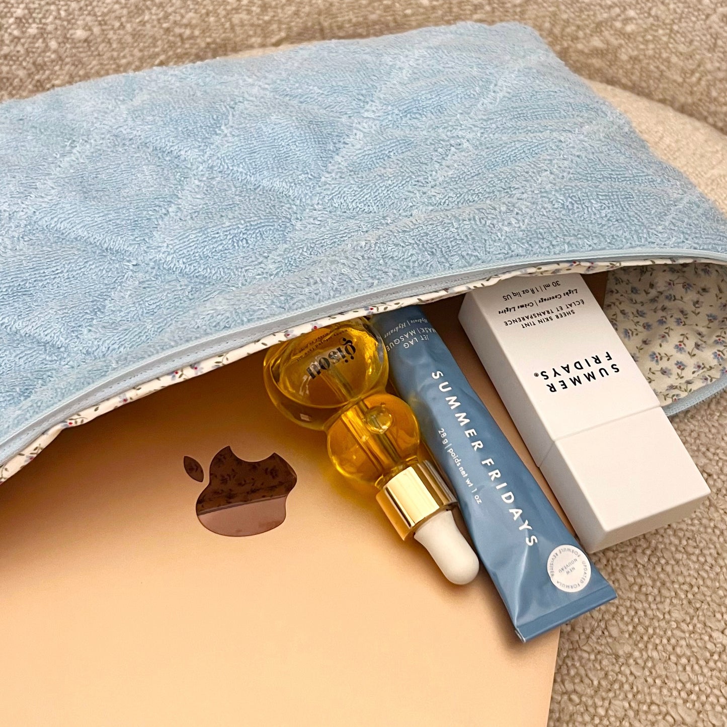 BLUE TEDDY LAPTOP SLEEVE-AYJAY