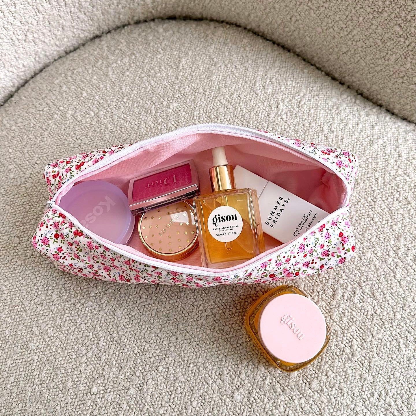 RED MINIMALIST PENCIL CASE-AYJAY