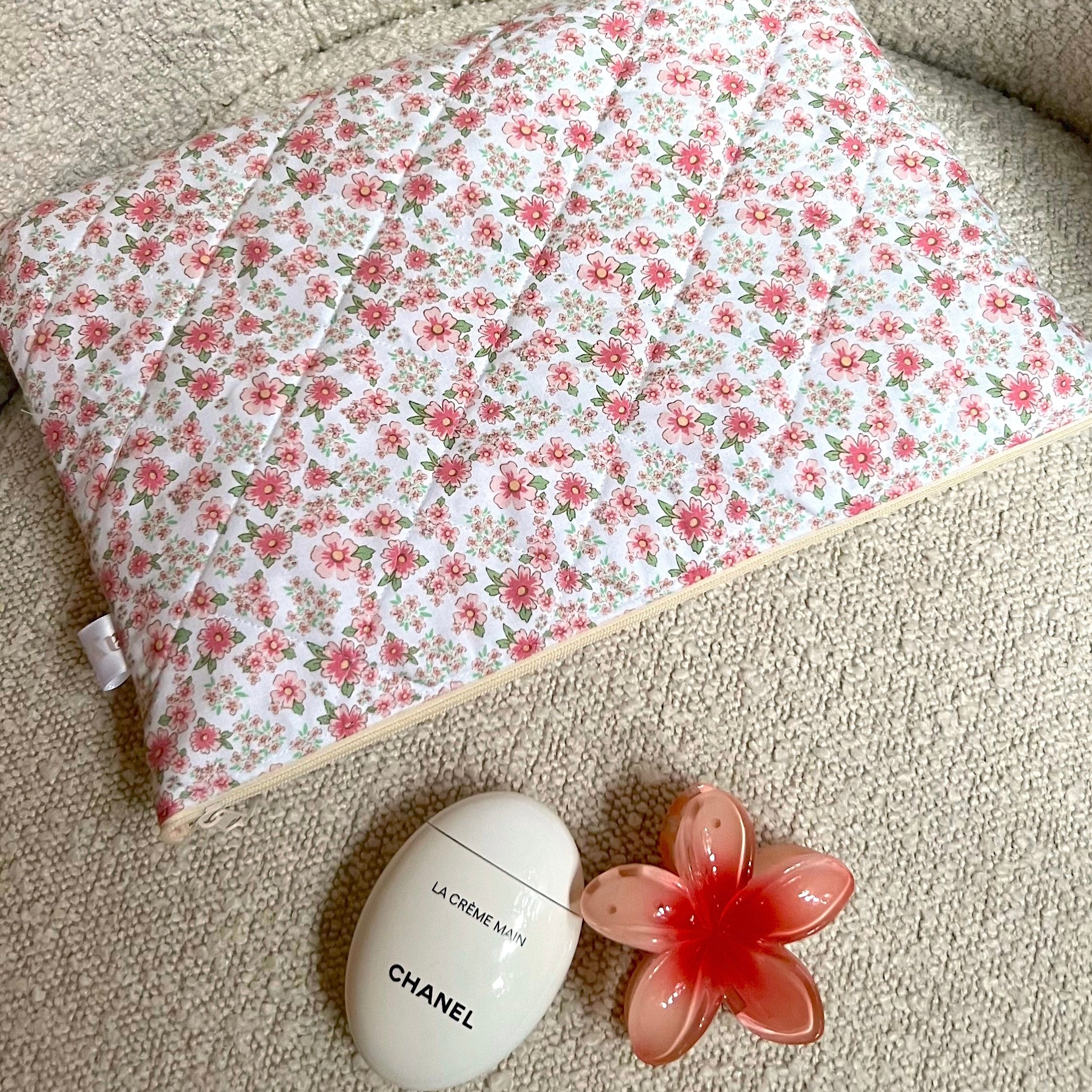 CREAM PINK LAPTOP SLEEVE-AYJAY