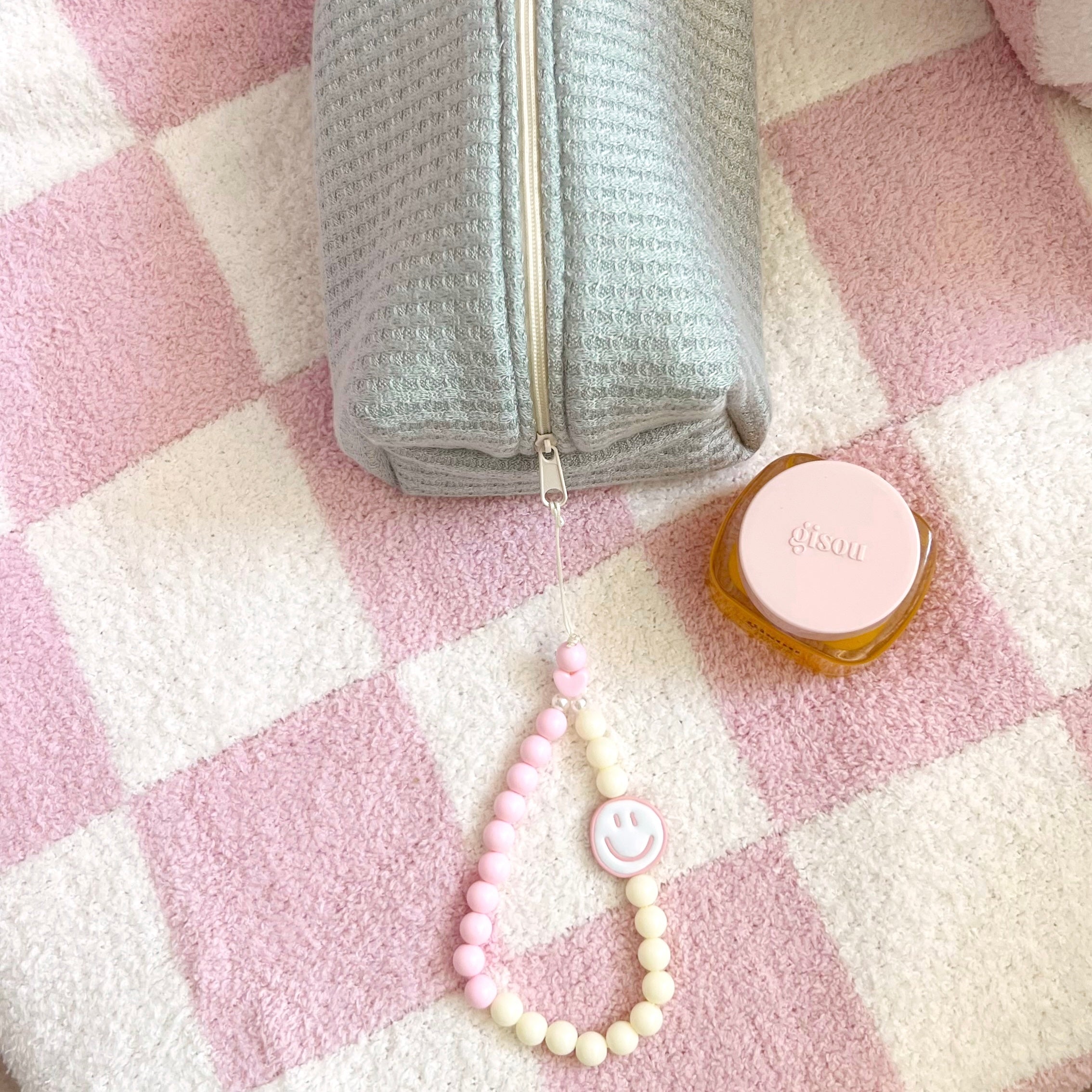 PINK SMILEY CHARM-AYJAY