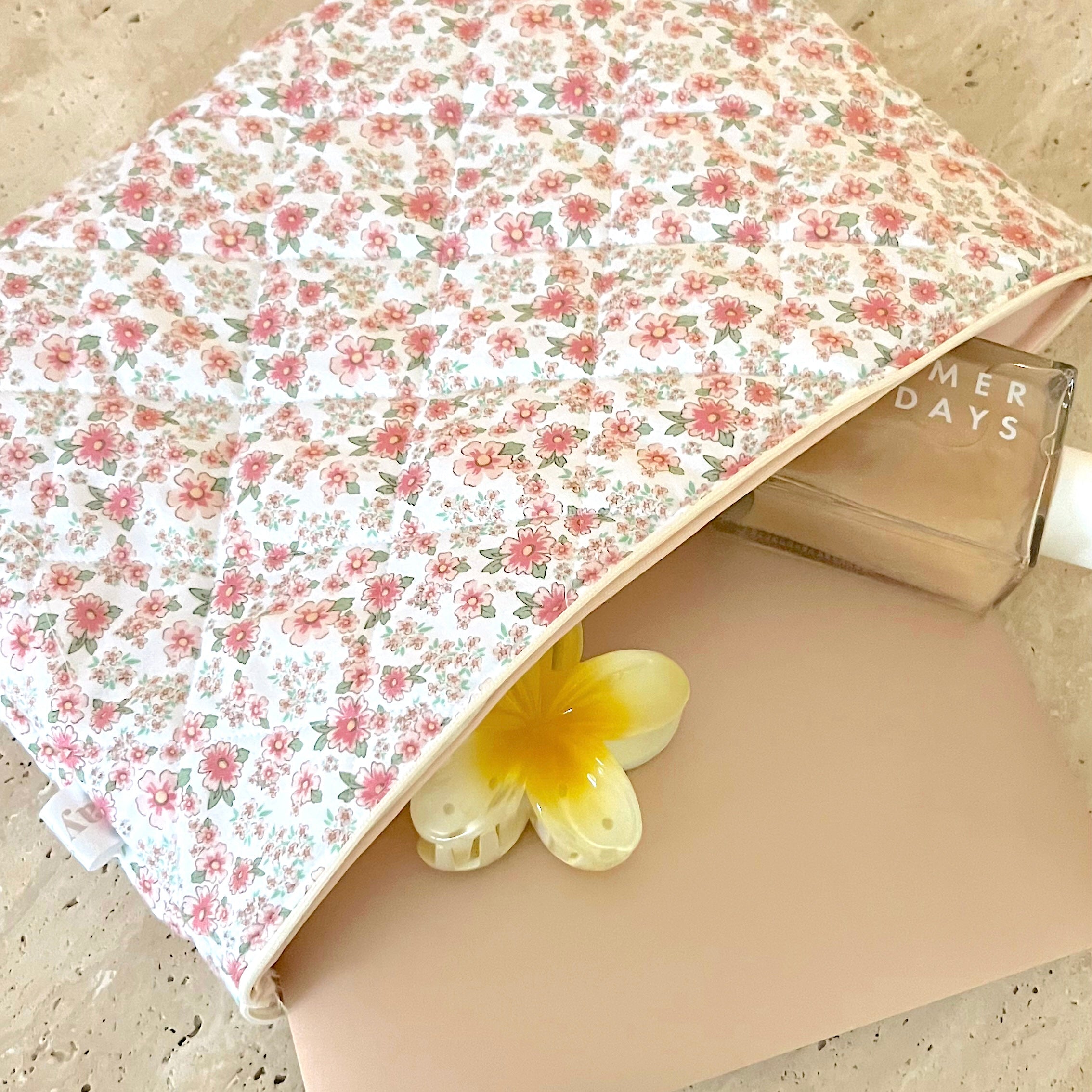 CREAM PINK LAPTOP SLEEVE-AYJAY