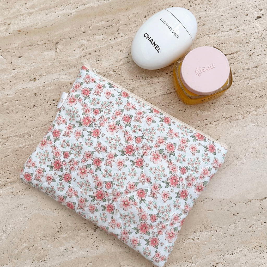 CREAM PINK POUCH-AYJAY